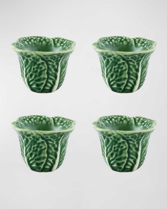 Cabbage Egg Cups, Set of 4